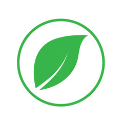 Leaf graphic design logo template