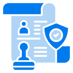 Obraz premium Authorized Icon