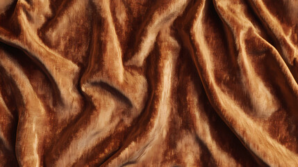 Obraz premium Light brown velveteen fabric with vertical striped relief. Velvetfern. Illustration