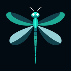 dragonfly vector illustration