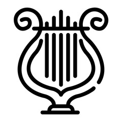 harp Line Icon