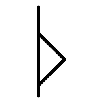 recommend clip art: Rune alphabet icon letter X