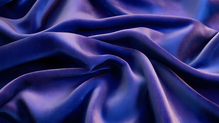 Fototapeta premium Close up of blue and purple velveteen fabric as patterned textured background for design purposes. Velvetfern. Illustration