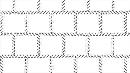 Simple monochrome seamless patterns collection. Black and white prints. Modern stylish abstract texture. flyer, banner, cover, poster, fibric, decor, template. Vector illustration