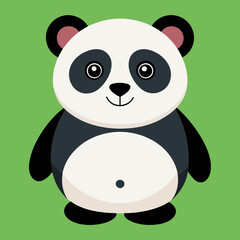 panda cartoon vector