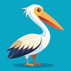Fototapeta premium illustration of a pelican