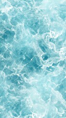 Fototapeta premium Abstract teal and white water texture