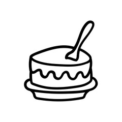 illustration of a cake