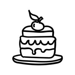 cake with cherry