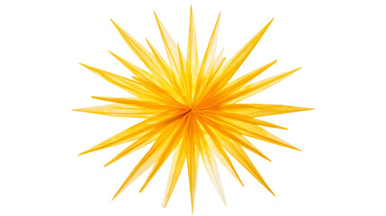 Obraz premium Dynamic yellow starburst design abstract graphic art digital illustration bright environment vibrant viewpoint