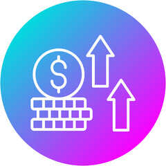 Economic Inflation Icon