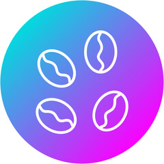 Obraz premium Coffee Beans Icon