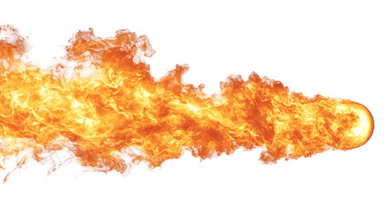 Dynamic fireball action outdoor scene digital illustration vibrant colors close-up view energy concept