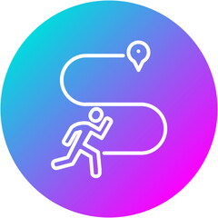 Running Route Icon