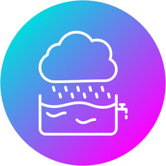 Rainwater Harvesting Icon