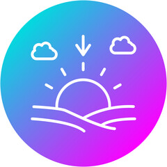 Sunset Icon
