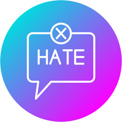 No Hate Icon