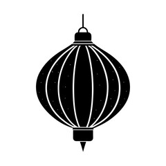 Simple Chinese Lantern Icon