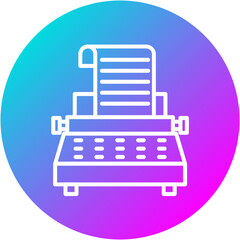 Typewriter Icon