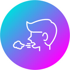Smoke Inhalation Icon