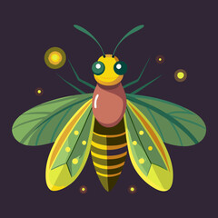 firefly vector illustration