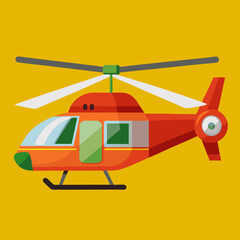 helicopter in flight