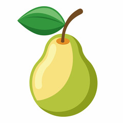 pear isolated on white