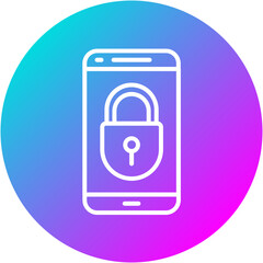 Electronic lock Icon