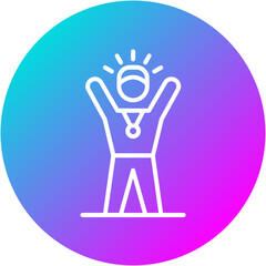 Victory Pose Icon