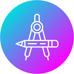 Drafting Compass Icon