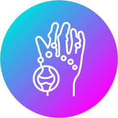 Obraz premium Rheumatism Icon