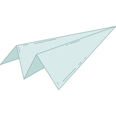 Flat Paper Plane
