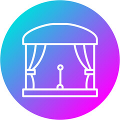 Stage Curtain Icon