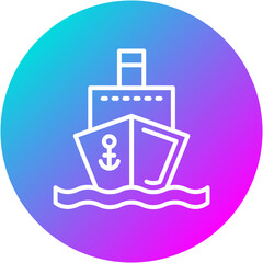 Cruise Anchor Icon