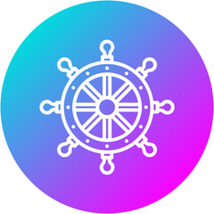 Nautical Wheel Icon