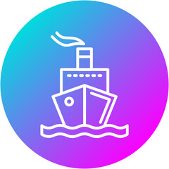 Ship Silhouette Icon