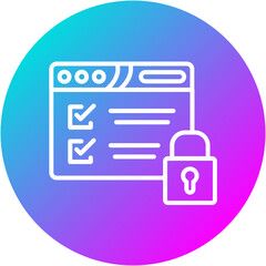 Secure data Icon