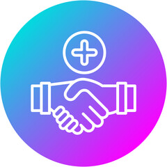 Obraz premium Medical Partnership Icon