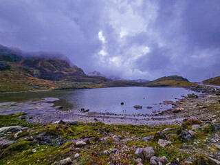 A lake on a Cloudy day