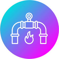 Gas Pipeline Icon