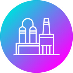 Oil Refinery Icon