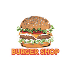 Burger and Food Logo