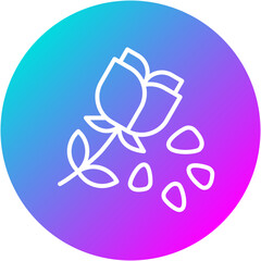 Rose Petals Icon