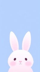 Obraz premium Rabbit selfie cute wallpaper cartoon animal mammal.