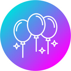 Anniversary Balloons Icon
