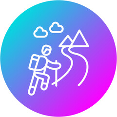 Hiking Trail Icon