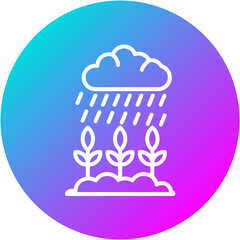 Monsoon Agriculture Icon