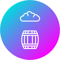 Rain Barrel Icon