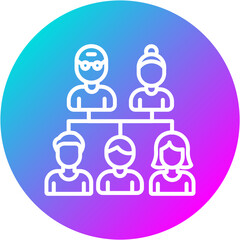 Fototapeta premium Family Tree Icon