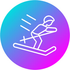 Skiing Icon